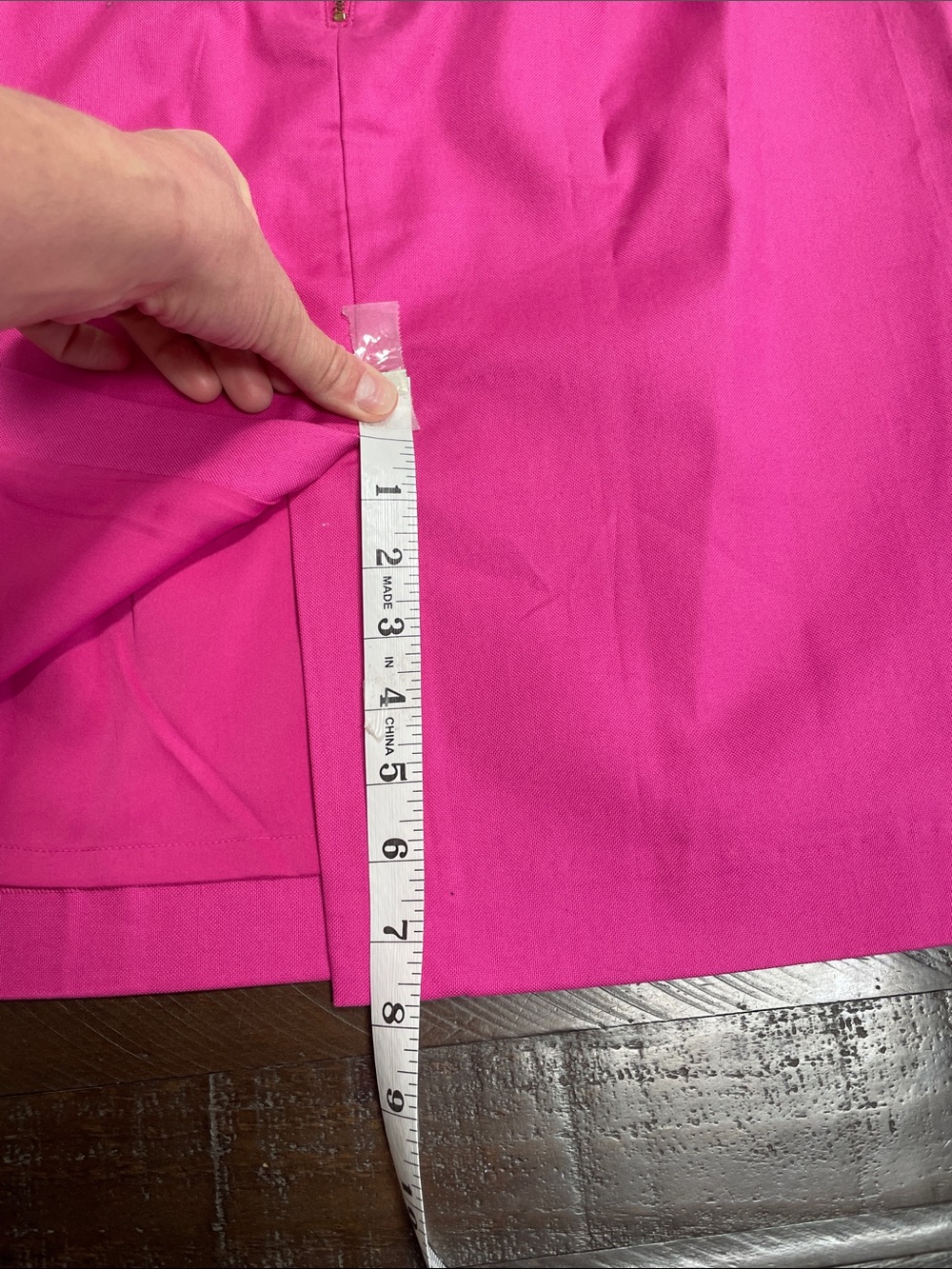 Banana Republic Bright Pink Pencil Skirt - Picture 7 of 7